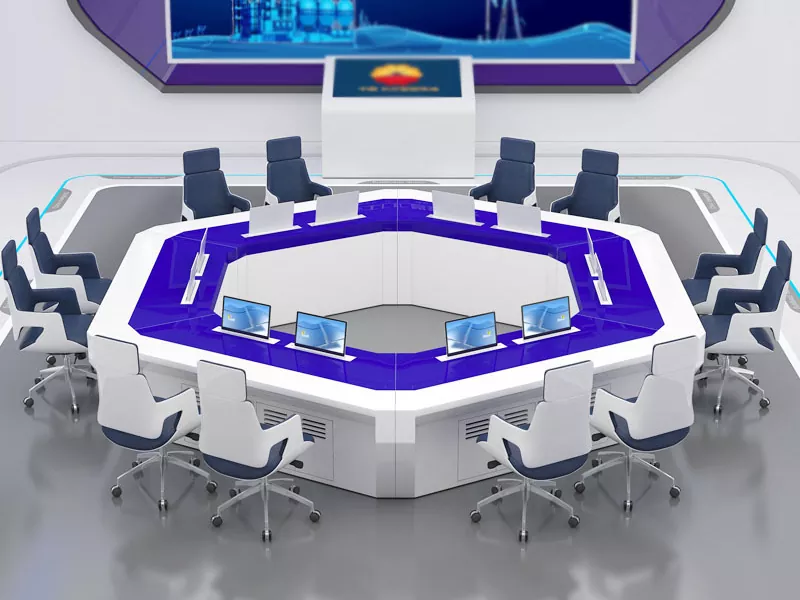 Uregelmæssigt formet overvågningskonsol