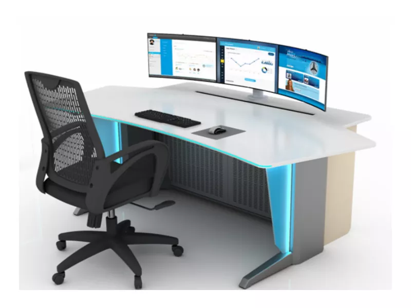 Enkeltsæde overvågningskonsol